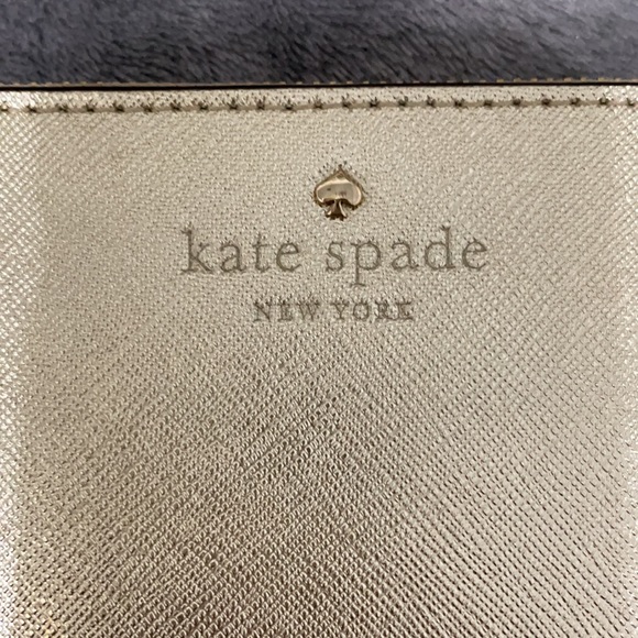 Kate Spade gold wristlet! - Picture 2 of 5